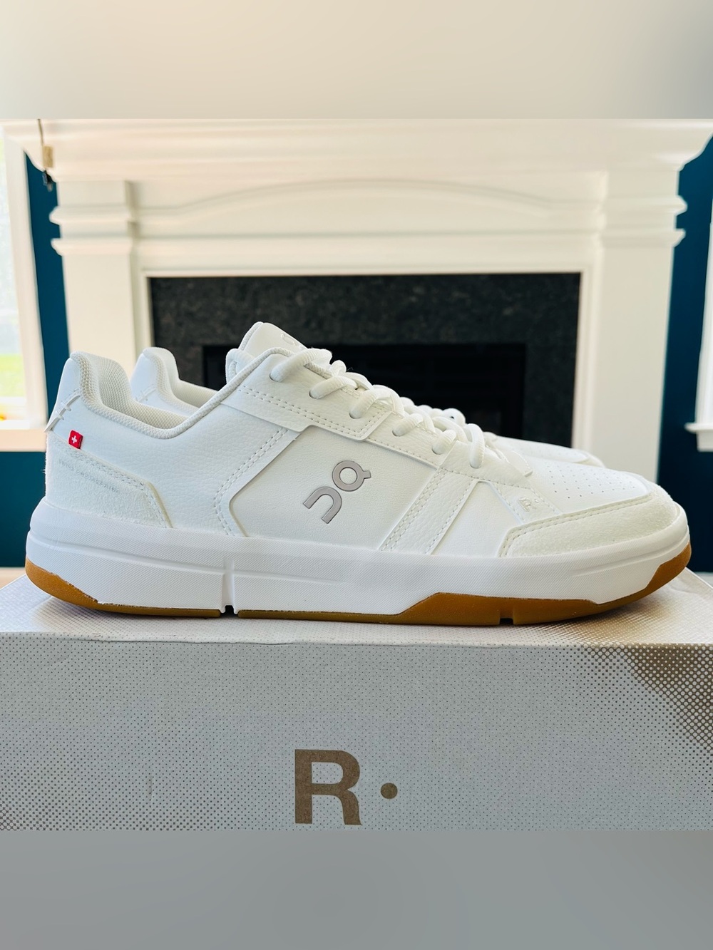 Sz 9 On Running The Roger Clubhouse Sneakers Men's - White/Ivory 3MF10540924